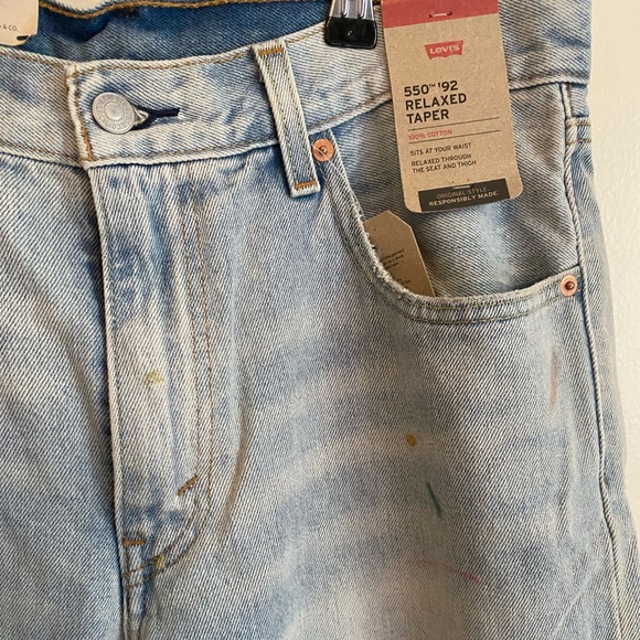LEVI’S 550 '92 RELAXED TAPER FIT MEN'S JEANS - Picture 8 of 10